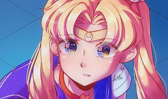 Anime style headshot