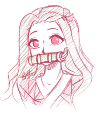 Normal sketch bust-up Normal sketch bust-up