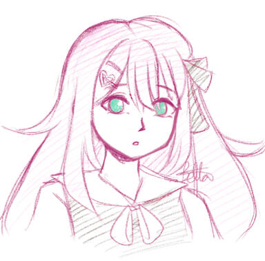 Normal sketch bust-up Normal sketch bust-up